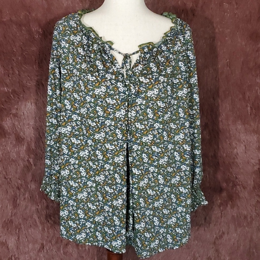Max Studio Floral Blouse